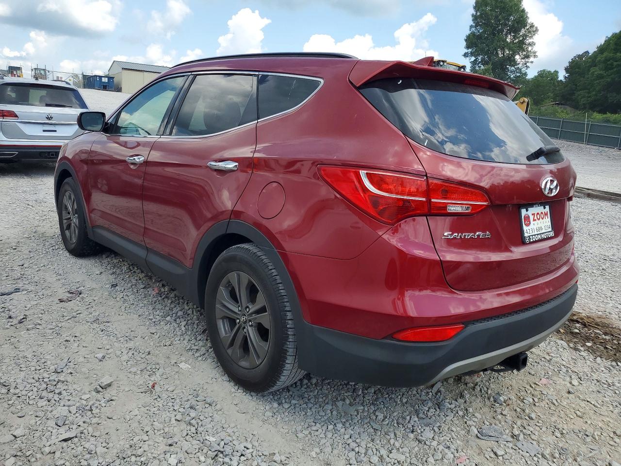 2013 Hyundai Santa Fe Sport 2.4l Maroon vin: 5XYZU3LB9DG040135