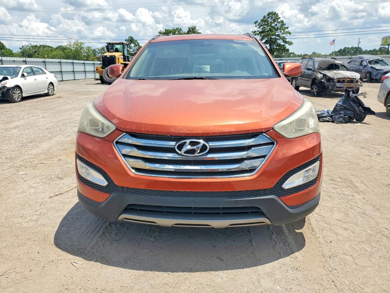 2013 Hyundai Santa Fe Sport 2.4l Orange vin: 5XYZU3LB9DG055847