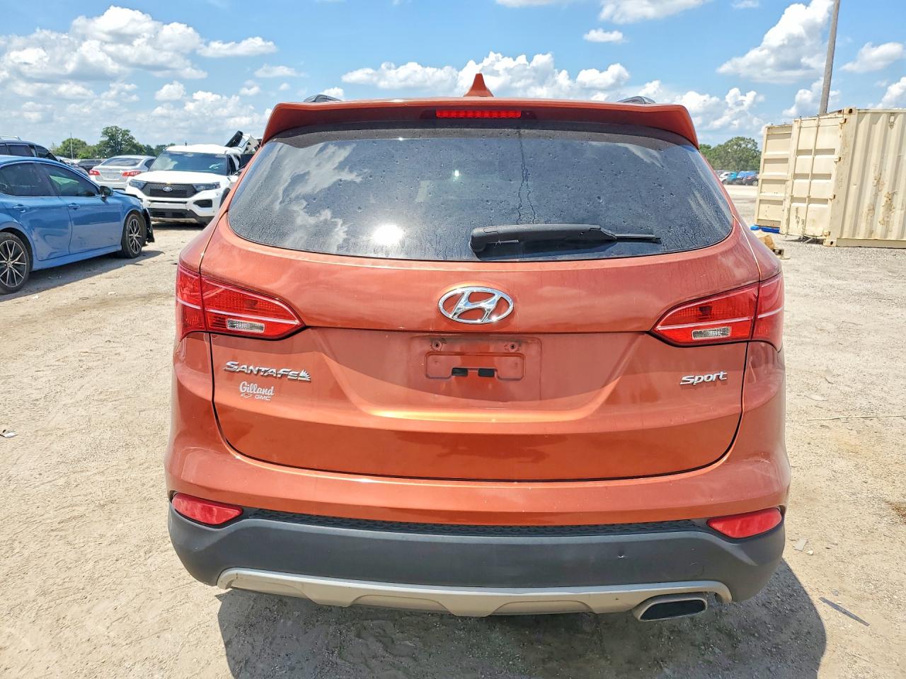 2013 Hyundai Santa Fe Sport 2.4l Orange vin: 5XYZU3LB9DG055847
