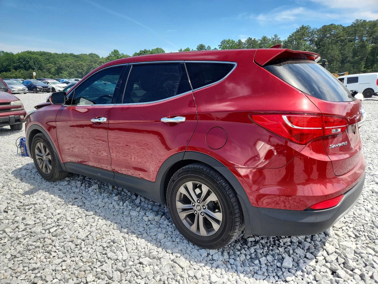 2013 Hyundai Santa Fe Sport 2.4l Red vin: 5XYZU3LB9DG056996