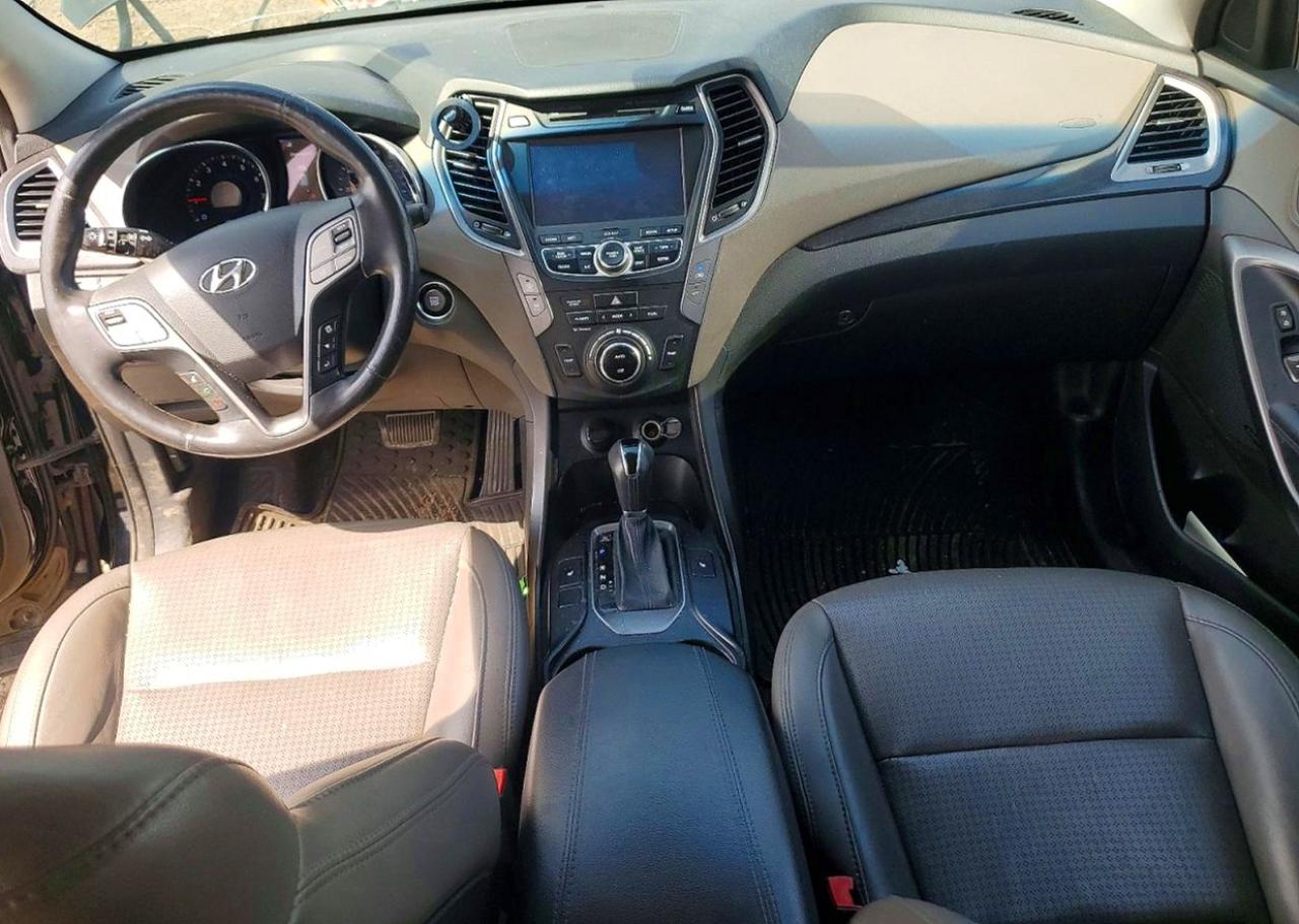 2013 Hyundai Santa Fe Sport 2.4l Black vin: 5XYZU3LB9DG070266