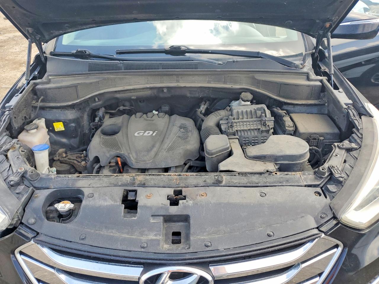 2013 Hyundai Santa Fe Sport 2.4l Black vin: 5XYZU3LB9DG070266