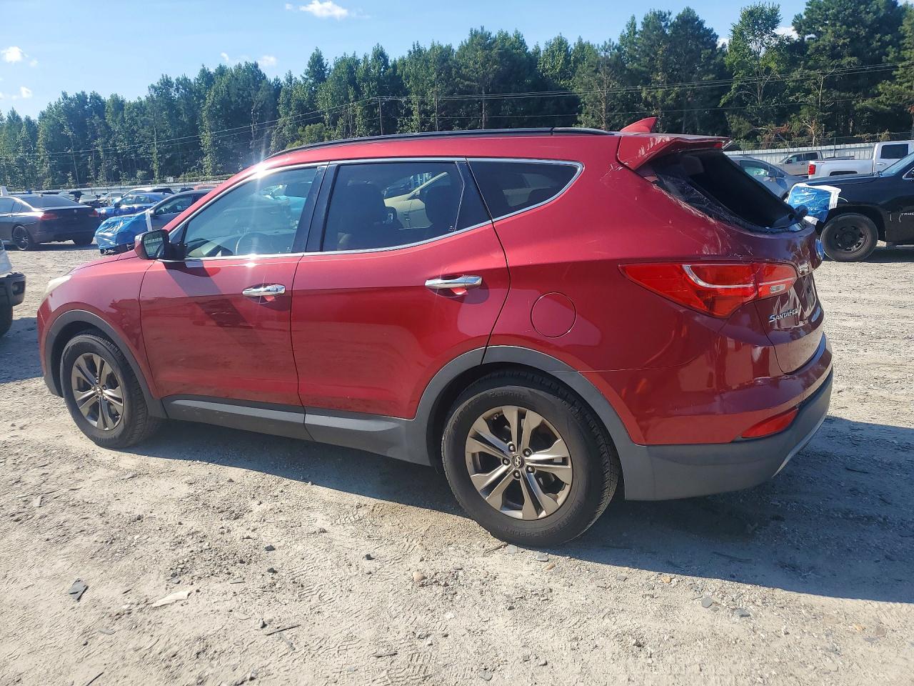 2013 Hyundai Santa Fe Sport 2.4l Red vin: 5XYZU3LB9DG072888