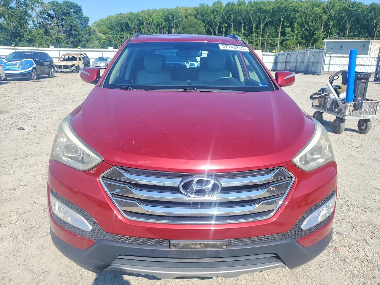 2013 Hyundai Santa Fe Sport 2.4l Red vin: 5XYZU3LB9DG072888