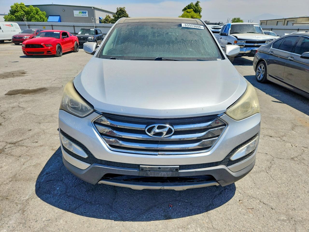 2013 Hyundai Santa Fe Sport 2.4l Silver vin: 5XYZU3LB9DG094874