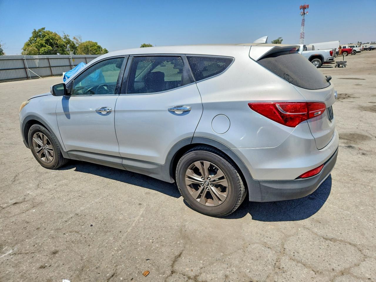 2013 Hyundai Santa Fe Sport 2.4l Silver vin: 5XYZU3LB9DG094874
