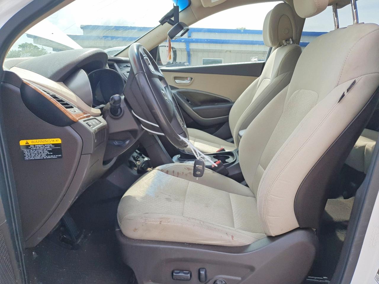 2013 Hyundai Santa Fe Sport 2.4l White vin: 5XYZU3LB9DG101080