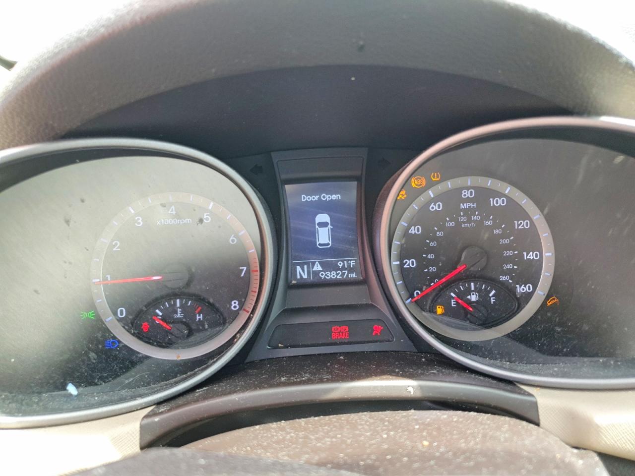 2013 Hyundai Santa Fe Sport 2.4l White vin: 5XYZU3LB9DG101080
