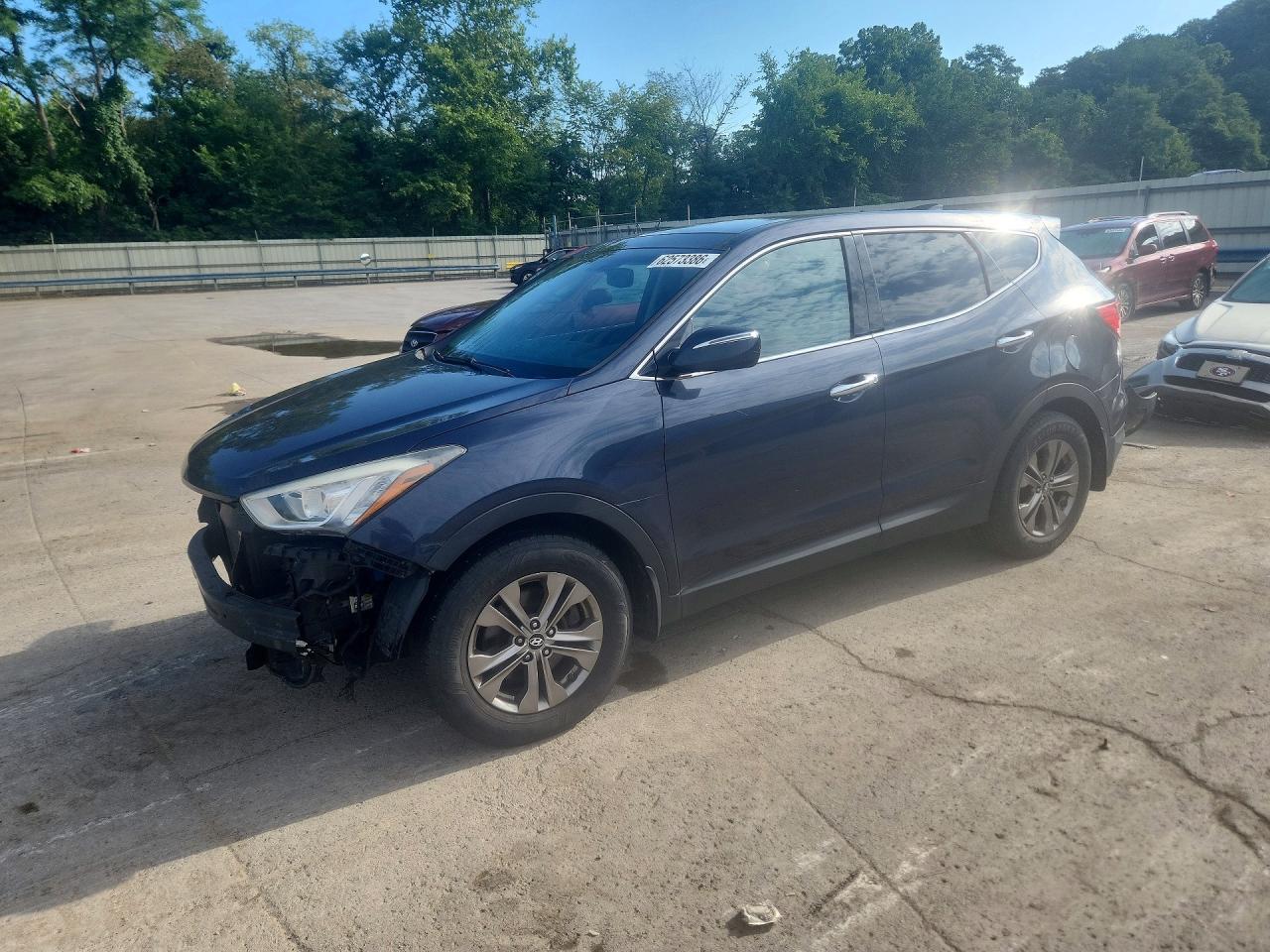2013 Hyundai Santa Fe Sport 2.4l Серый vin: 5XYZU3LB9DG114699