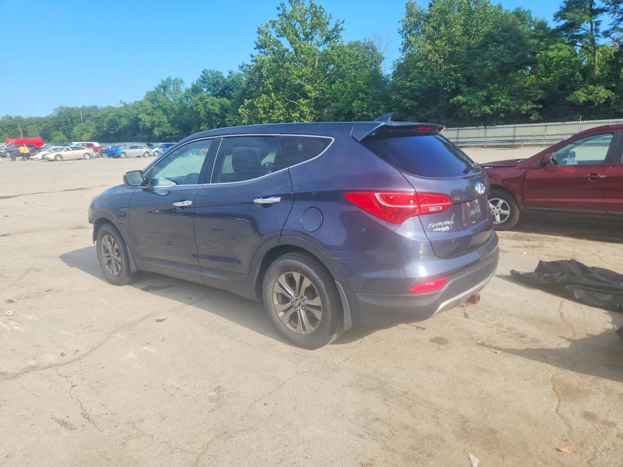 2013 Hyundai Santa Fe Sport 2.4l Gray vin: 5XYZU3LB9DG114699