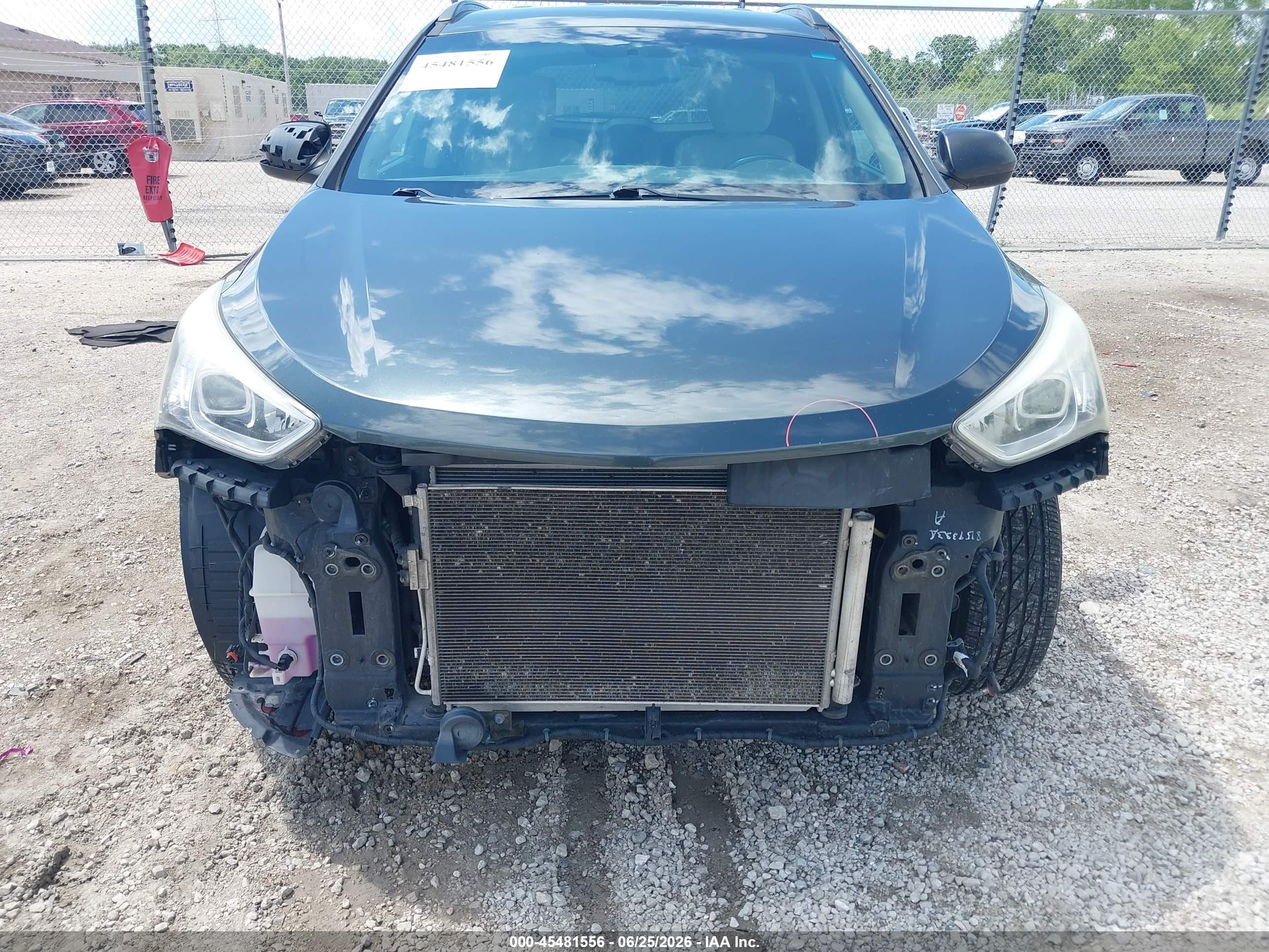 2013 Hyundai Santa Fe Sport Green vin: 5XYZU3LB9DG119594
