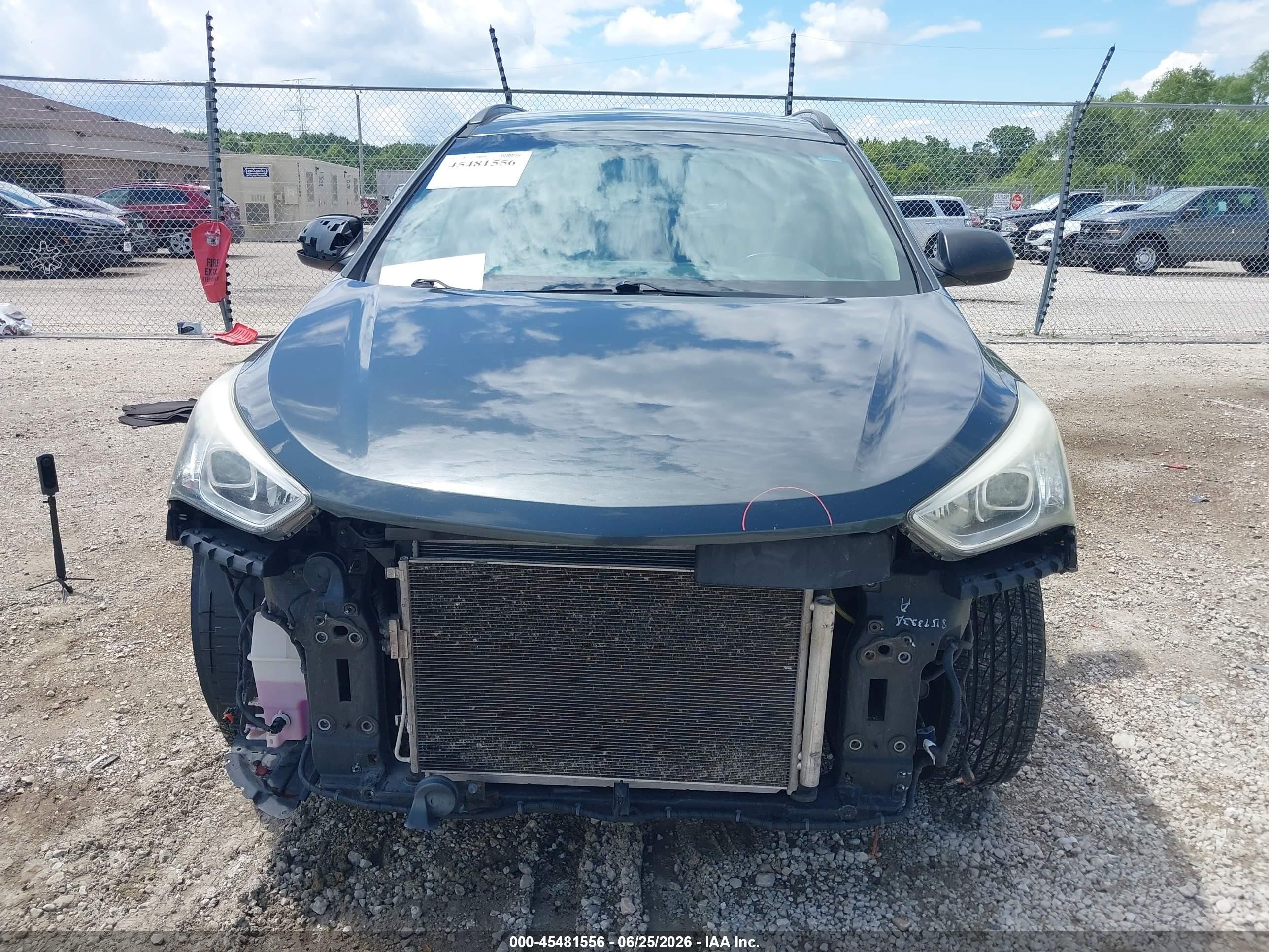 2013 Hyundai Santa Fe Sport Green vin: 5XYZU3LB9DG119594