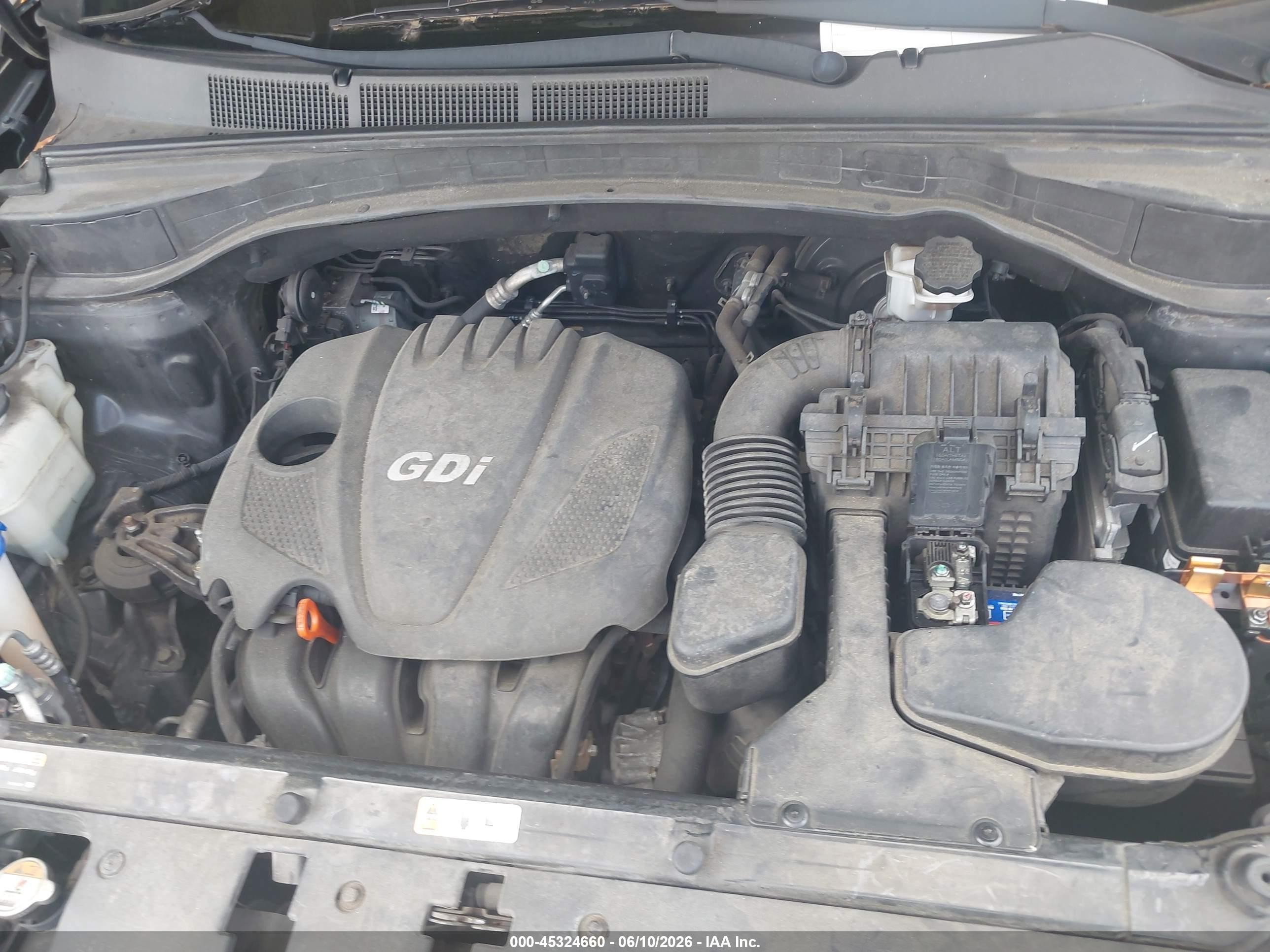 2014 Hyundai Santa Fe Sport 2.4l Черный vin: 5XYZU3LB9EG150460