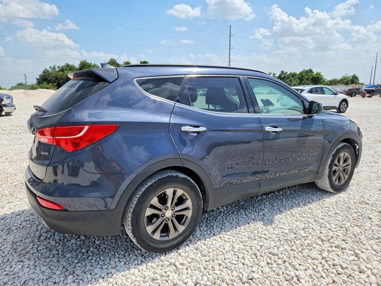 2014 Hyundai Santa Fe Sport 2.4l Gray vin: 5XYZU3LB9EG156534