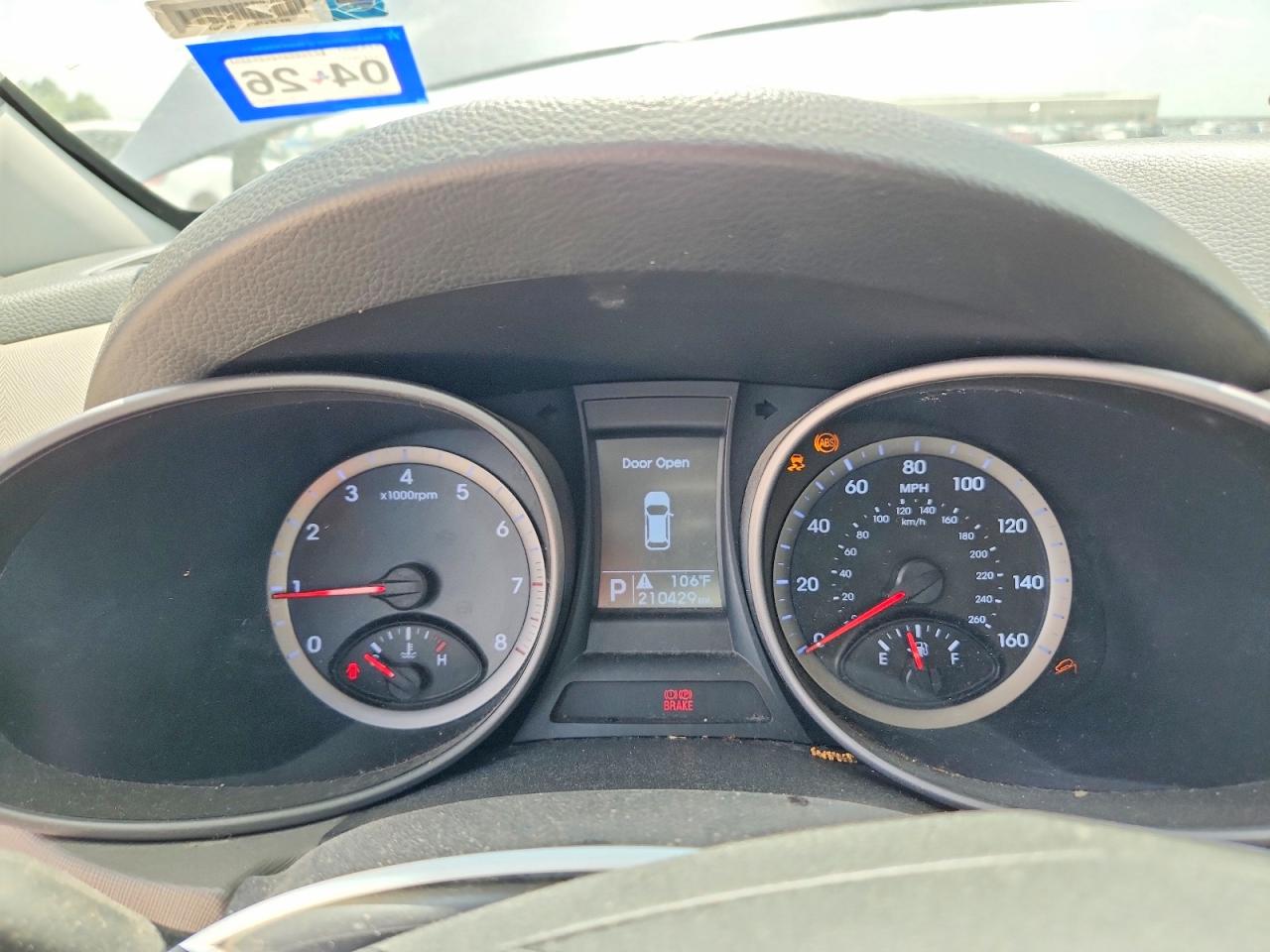 2014 Hyundai Santa Fe Sport 2.4l Gray vin: 5XYZU3LB9EG156534