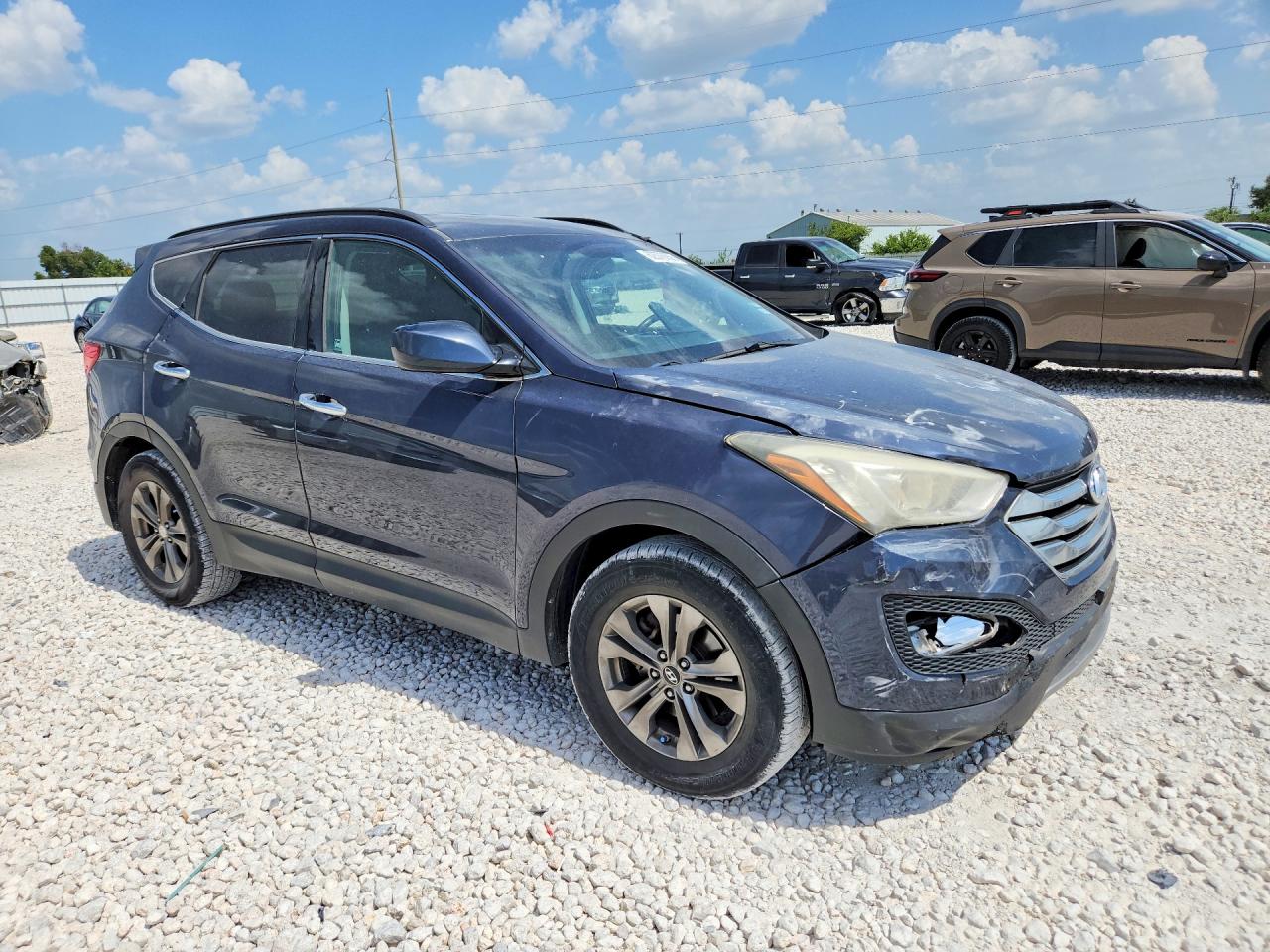 2014 Hyundai Santa Fe Sport 2.4l Gray vin: 5XYZU3LB9EG156534