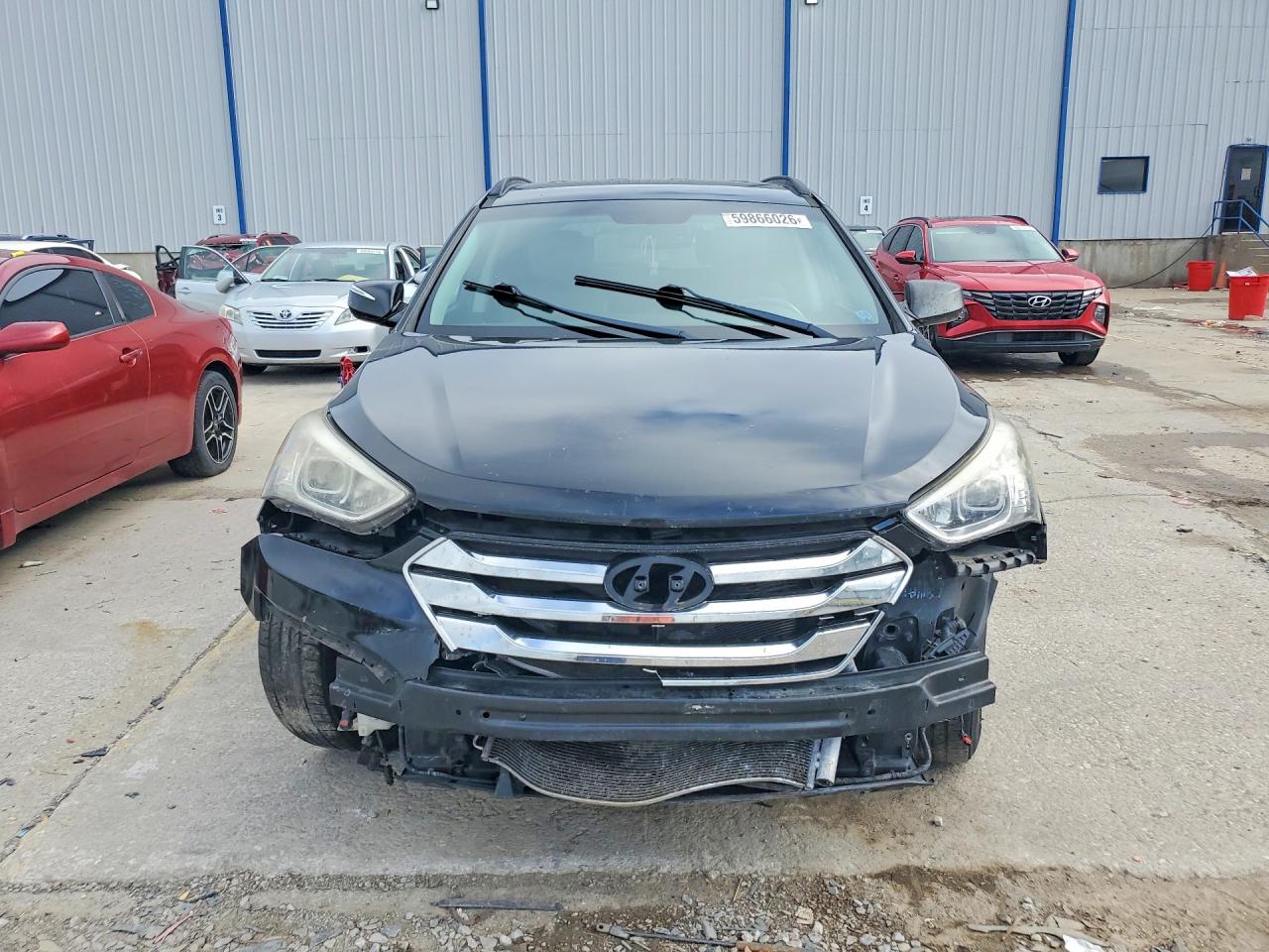 2014 Hyundai Santa Fe Sport 2.4l Black vin: 5XYZU3LB9EG176301