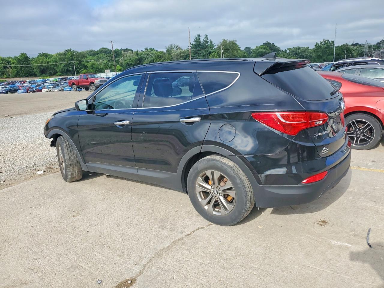 2014 Hyundai Santa Fe Sport 2.4l Black vin: 5XYZU3LB9EG176301