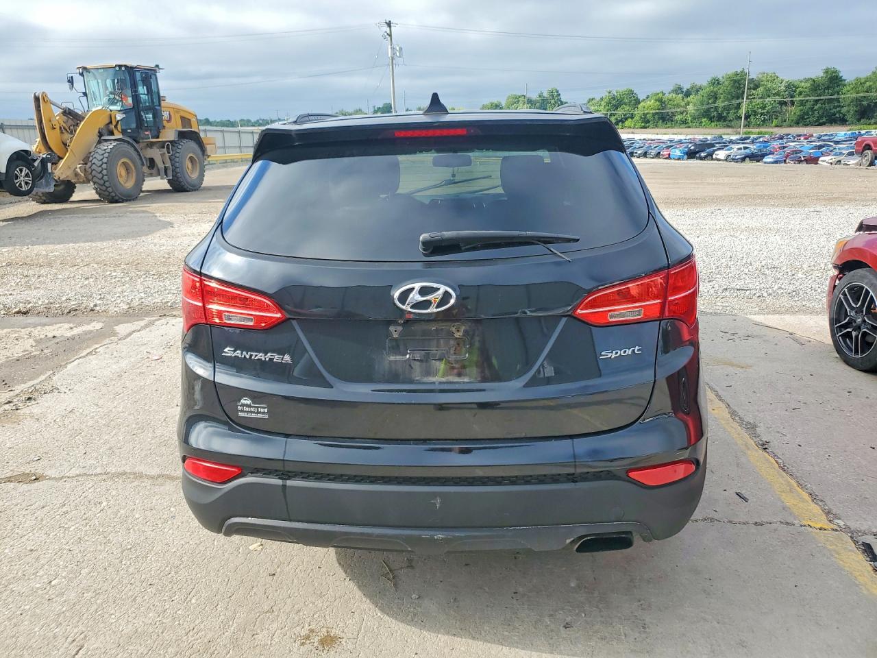2014 Hyundai Santa Fe Sport 2.4l Black vin: 5XYZU3LB9EG176301