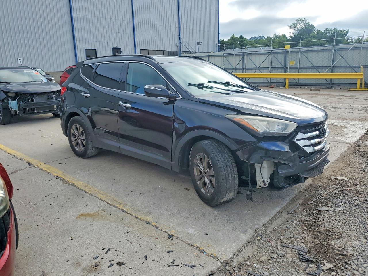 2014 Hyundai Santa Fe Sport 2.4l Black vin: 5XYZU3LB9EG176301