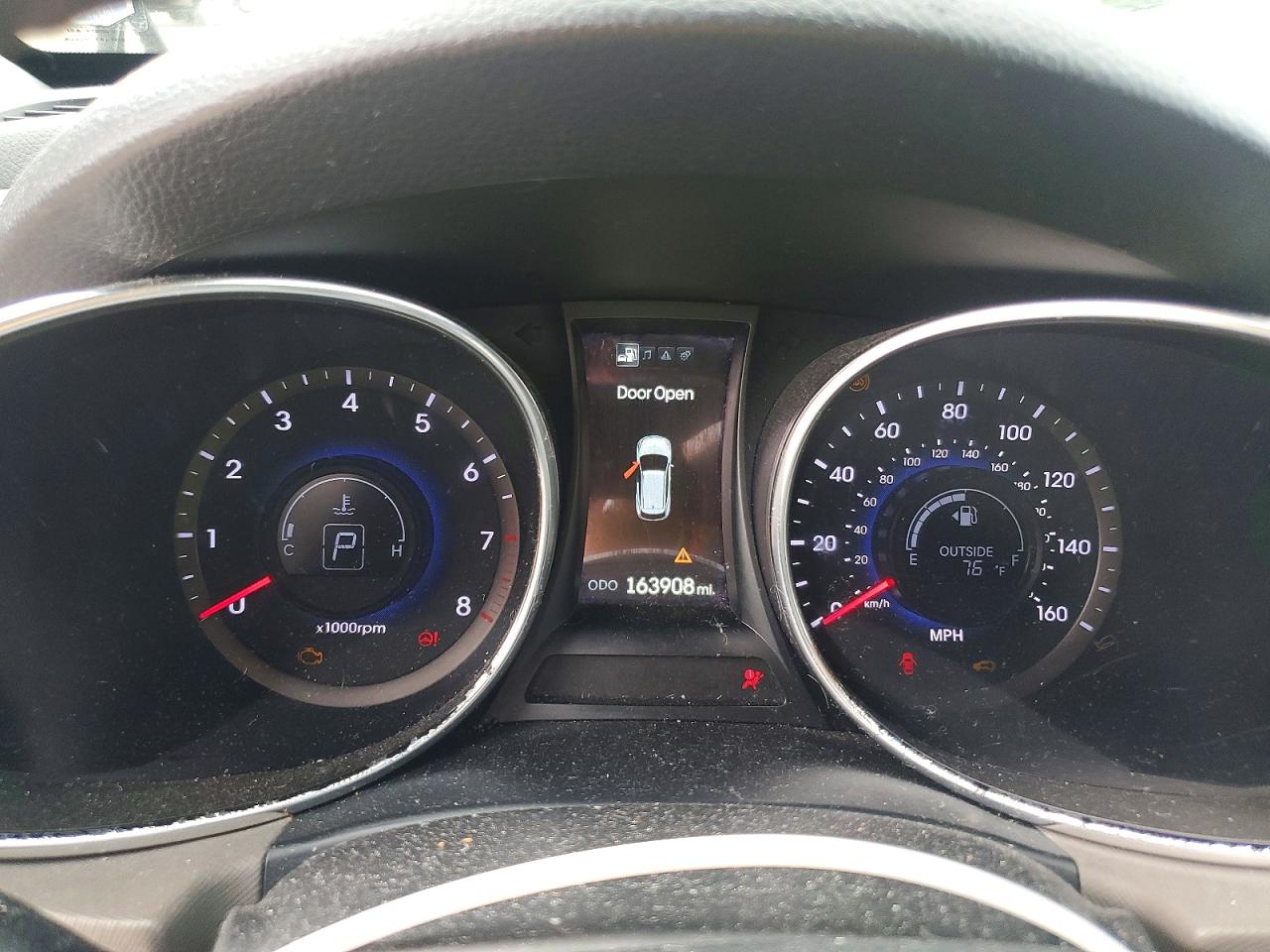 2014 Hyundai Santa Fe Sport 2.4l Black vin: 5XYZU3LB9EG176301