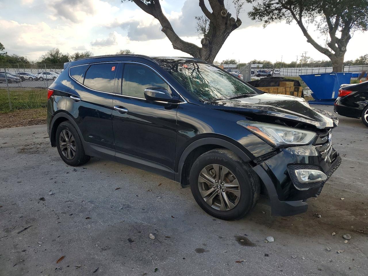2014 Hyundai Santa Fe Sport 2.4l Black vin: 5XYZU3LB9EG179151