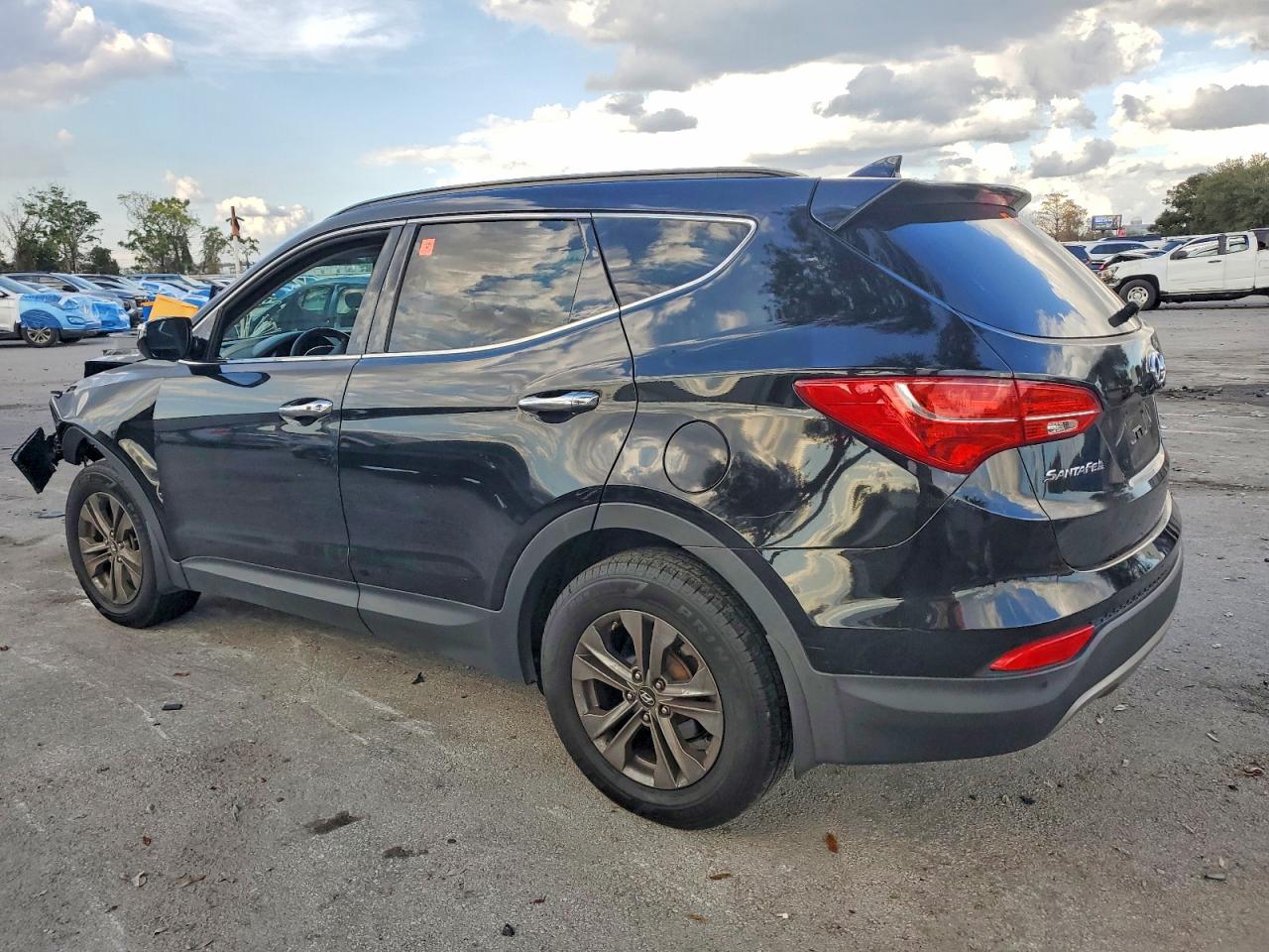 2014 Hyundai Santa Fe Sport 2.4l Black vin: 5XYZU3LB9EG179151