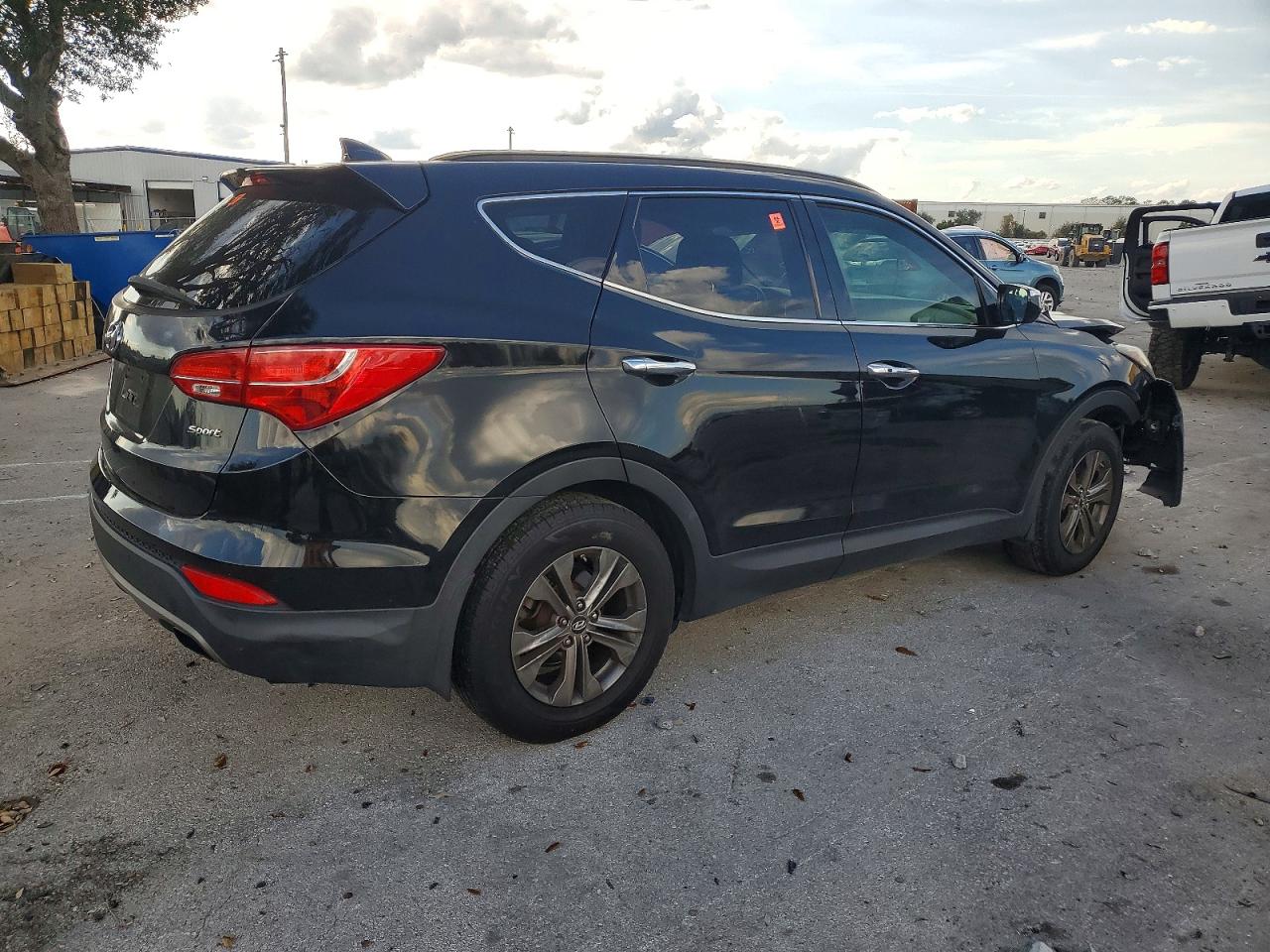 2014 Hyundai Santa Fe Sport 2.4l Black vin: 5XYZU3LB9EG179151