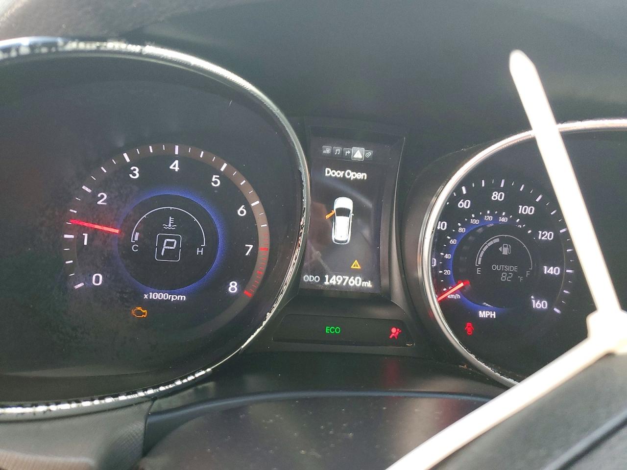 2014 Hyundai Santa Fe Sport 2.4l Black vin: 5XYZU3LB9EG179151
