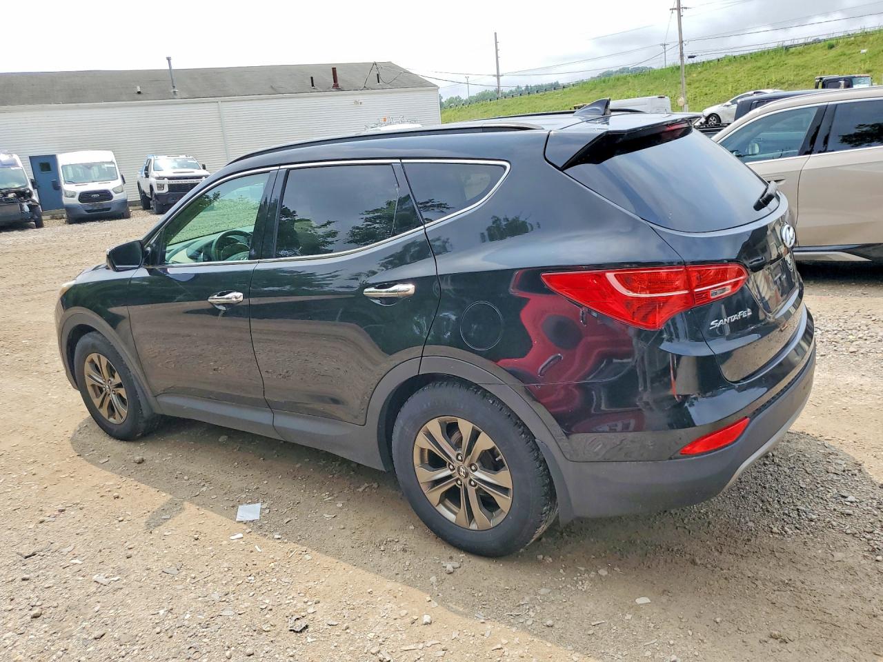 2014 Hyundai Santa Fe Sport 2.4l Black vin: 5XYZU3LB9EG187475