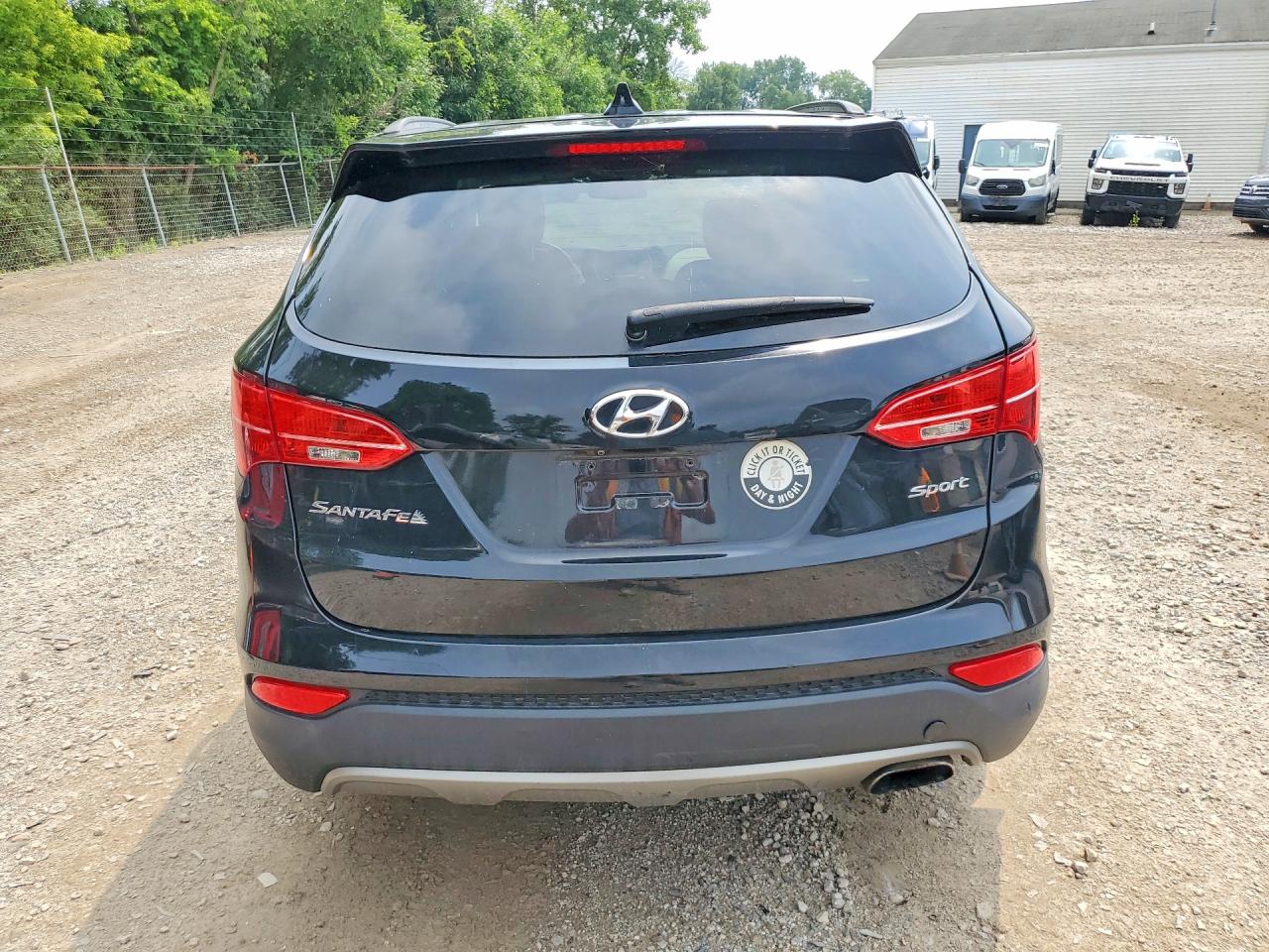 2014 Hyundai Santa Fe Sport 2.4l Black vin: 5XYZU3LB9EG187475