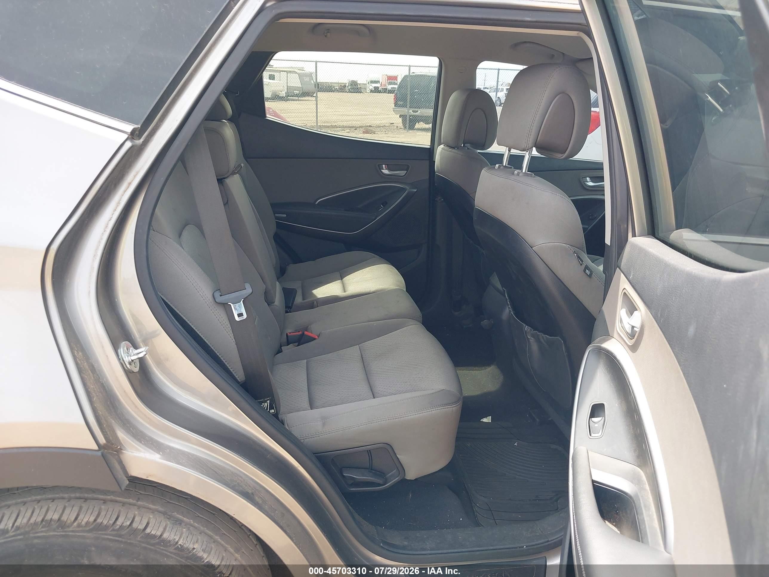2014 Hyundai Santa Fe Sport 2.4l Gray vin: 5XYZU3LB9EG200824