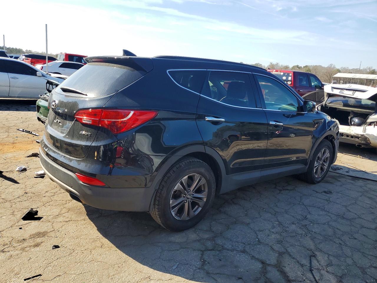 2014 Hyundai Santa Fe Sport Black vin: 5XYZU3LB9EG209460