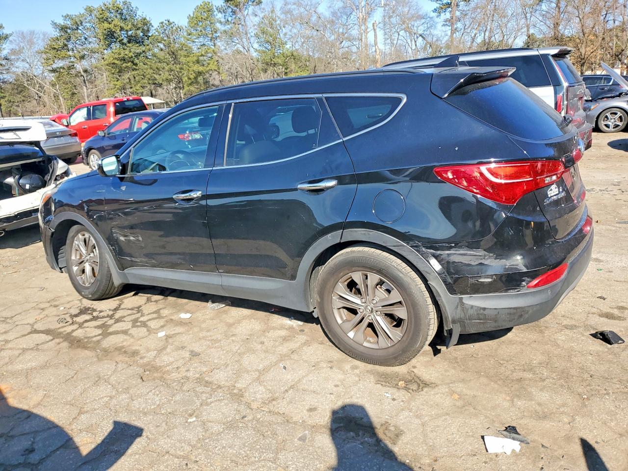 2014 Hyundai Santa Fe Sport Black vin: 5XYZU3LB9EG209460