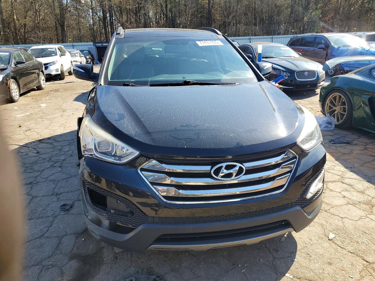 2014 Hyundai Santa Fe Sport Black vin: 5XYZU3LB9EG209460