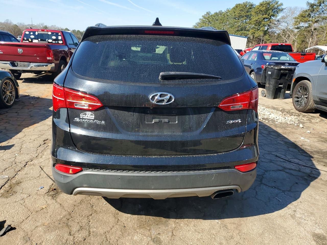 2014 Hyundai Santa Fe Sport Black vin: 5XYZU3LB9EG209460