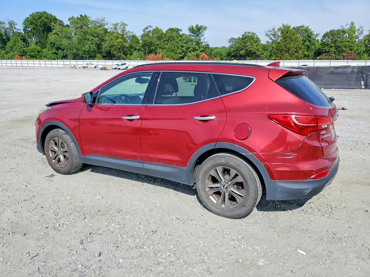 2014 Hyundai Santa Fe Sport 2.4l Red vin: 5XYZU3LB9EG220930