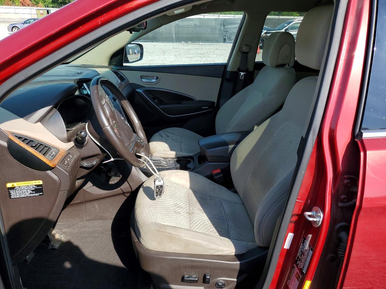 2014 Hyundai Santa Fe Sport 2.4l Red vin: 5XYZU3LB9EG220930