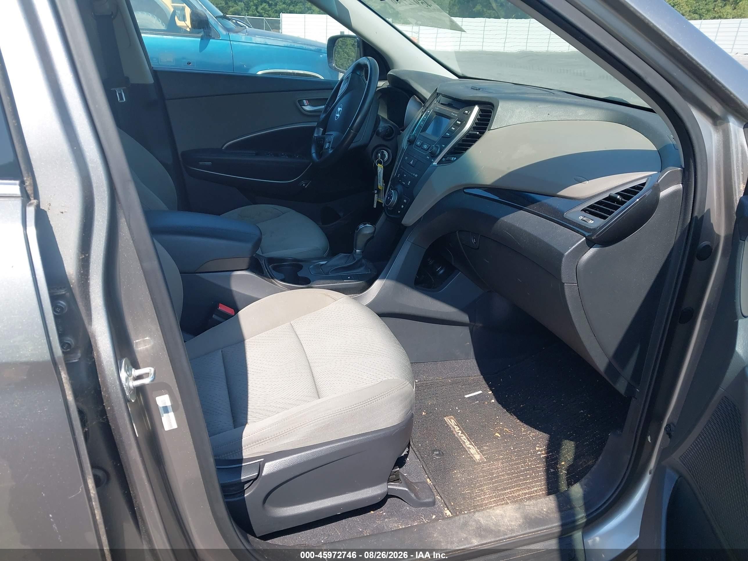 2014 Hyundai Santa Fe Sport 2.4l Gray vin: 5XYZU3LB9EG224024