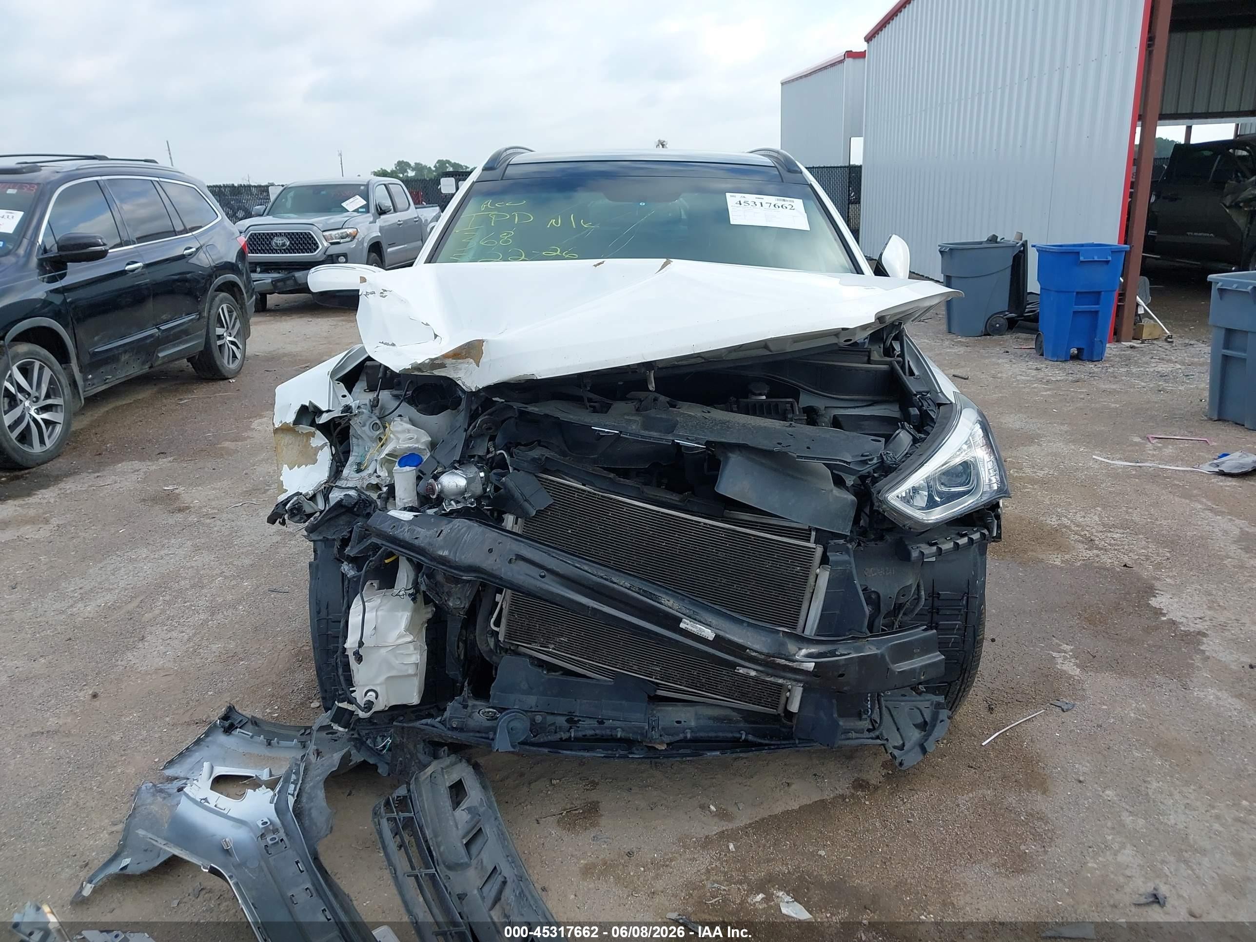 2015 Hyundai Santa Fe Sport 2.4l Белый vin: 5XYZU3LB9FG237664
