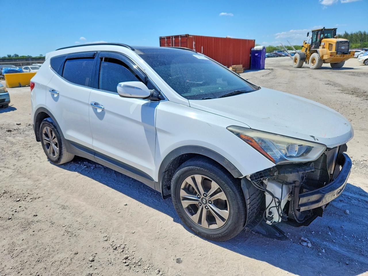 2015 Hyundai Santa Fe Sport 2.4l Белый vin: 5XYZU3LB9FG264301