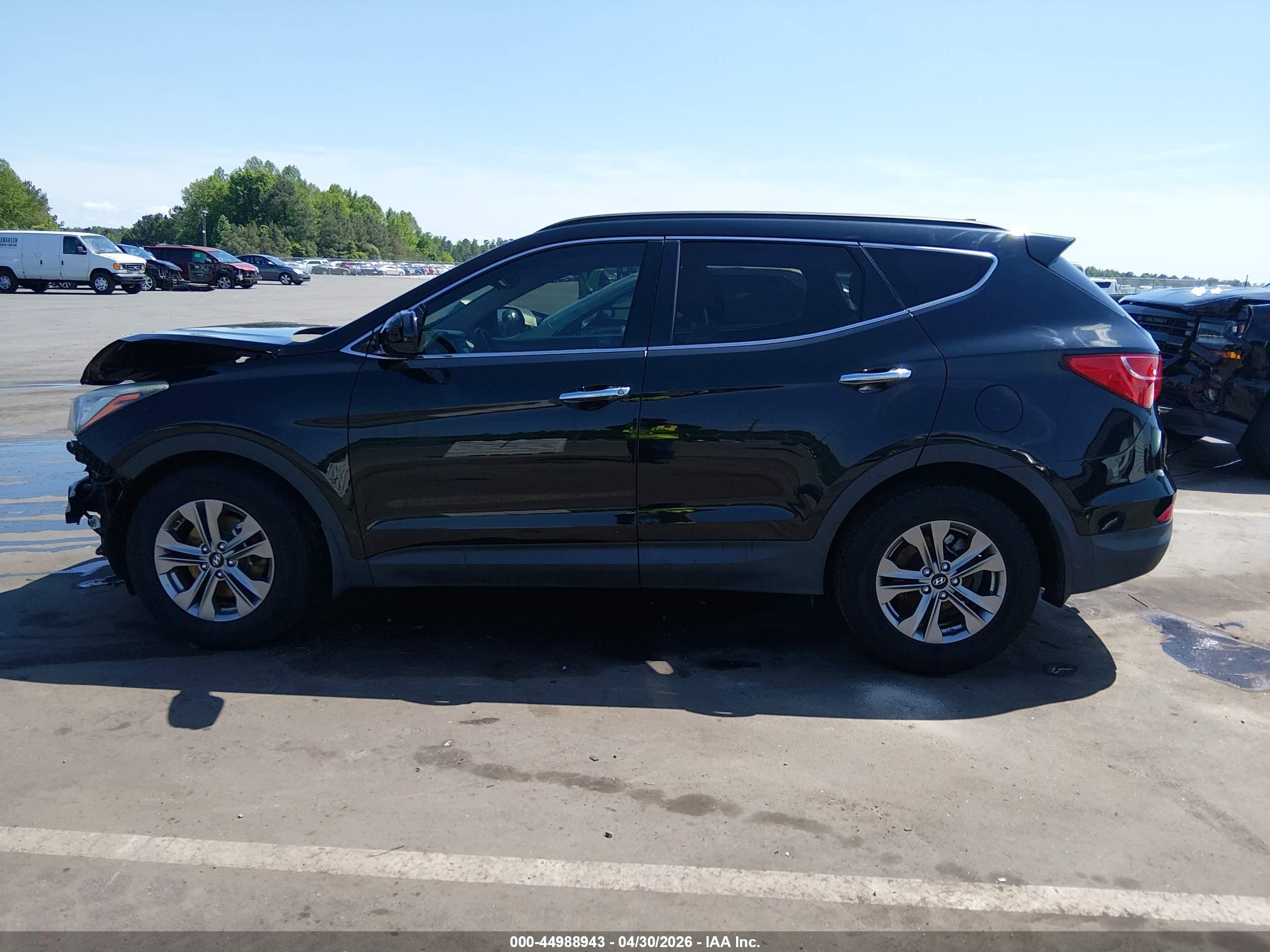2016 Hyundai Santa Fe Sport 2.4l Черный vin: 5XYZU3LB9GG327804