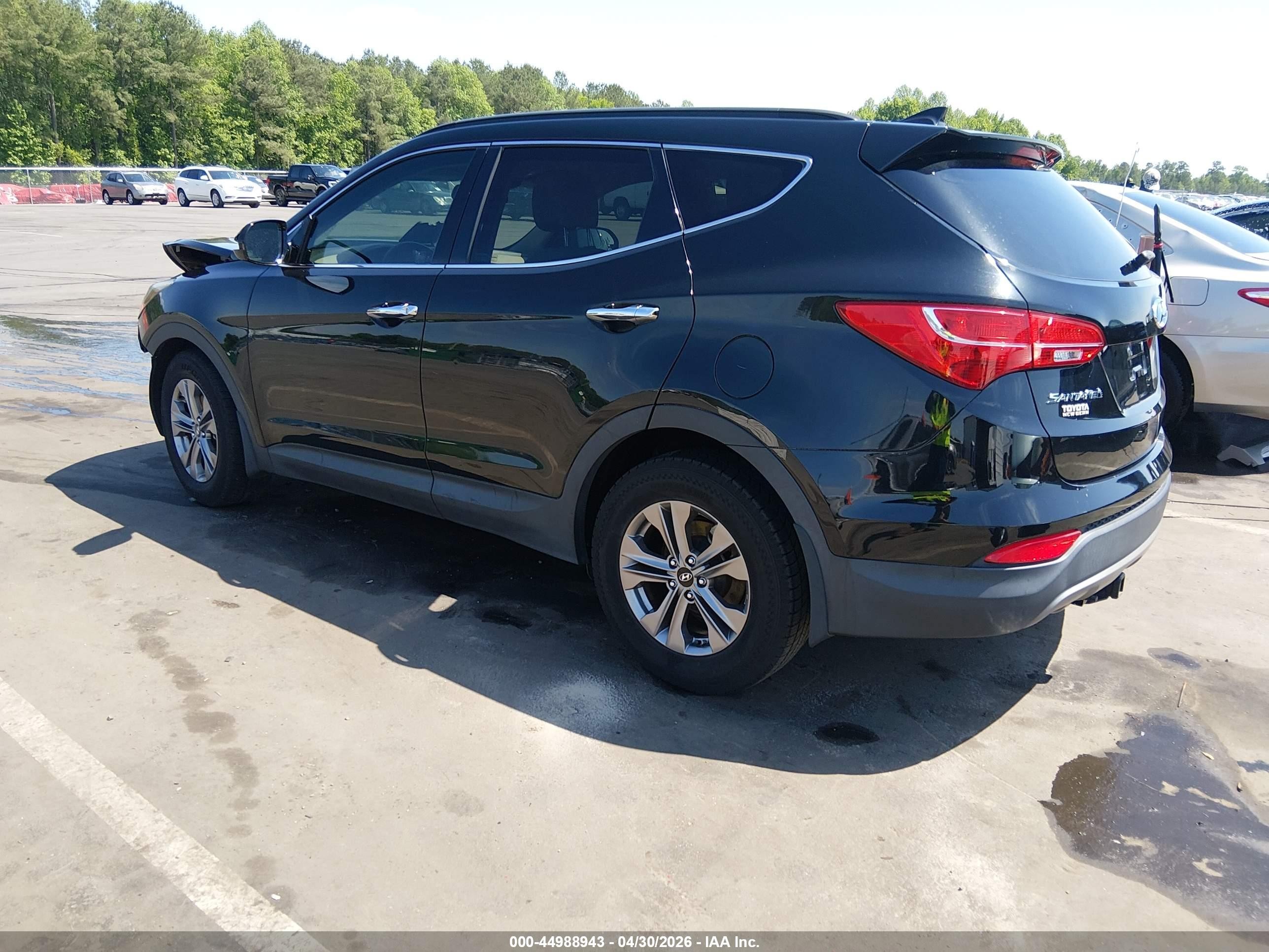 2016 Hyundai Santa Fe Sport 2.4l Черный vin: 5XYZU3LB9GG327804