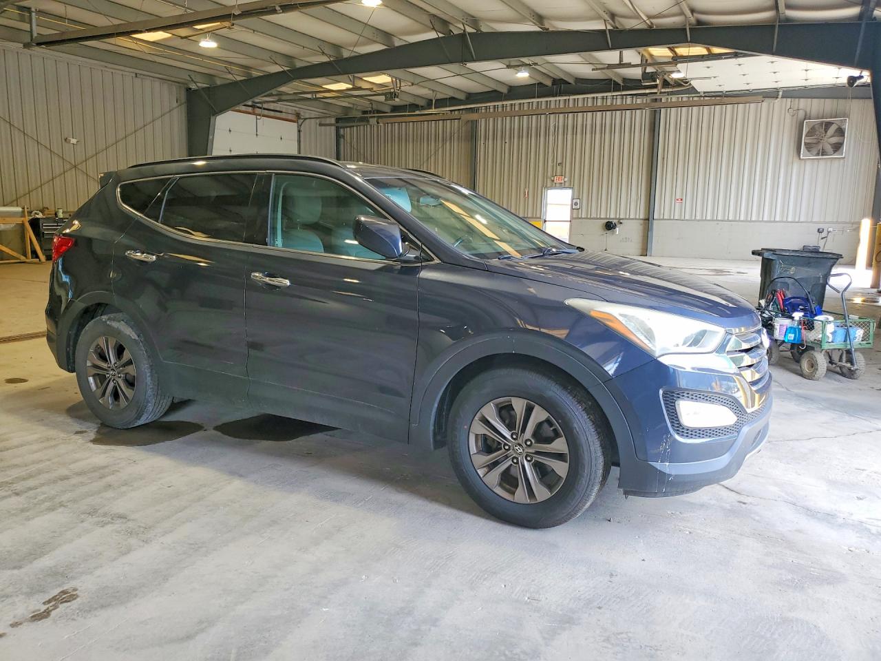 2013 Hyundai Santa Fe Sport 2.4l Blue vin: 5XYZU3LBXDG005507