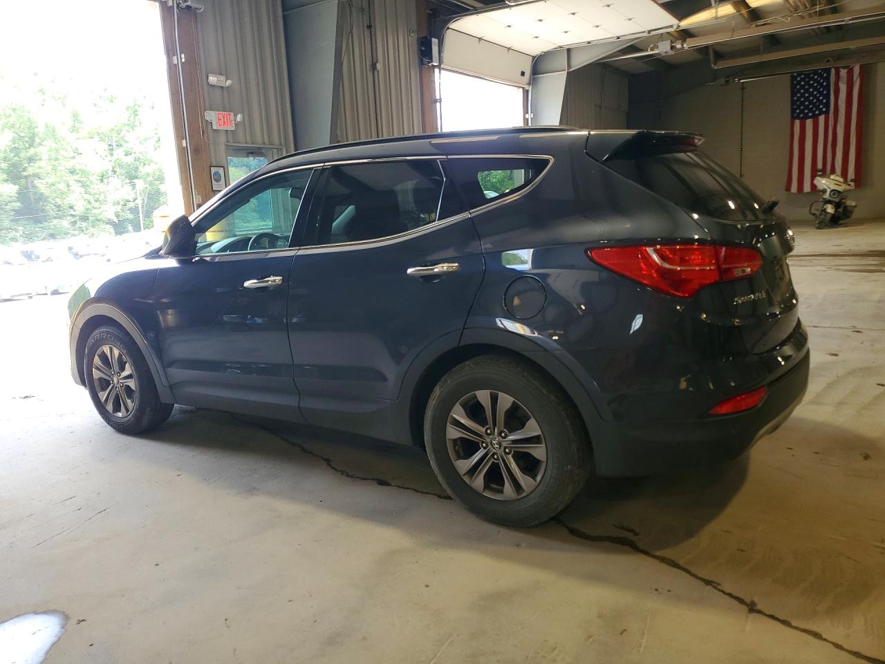 2013 Hyundai Santa Fe Sport 2.4l Blue vin: 5XYZU3LBXDG005507