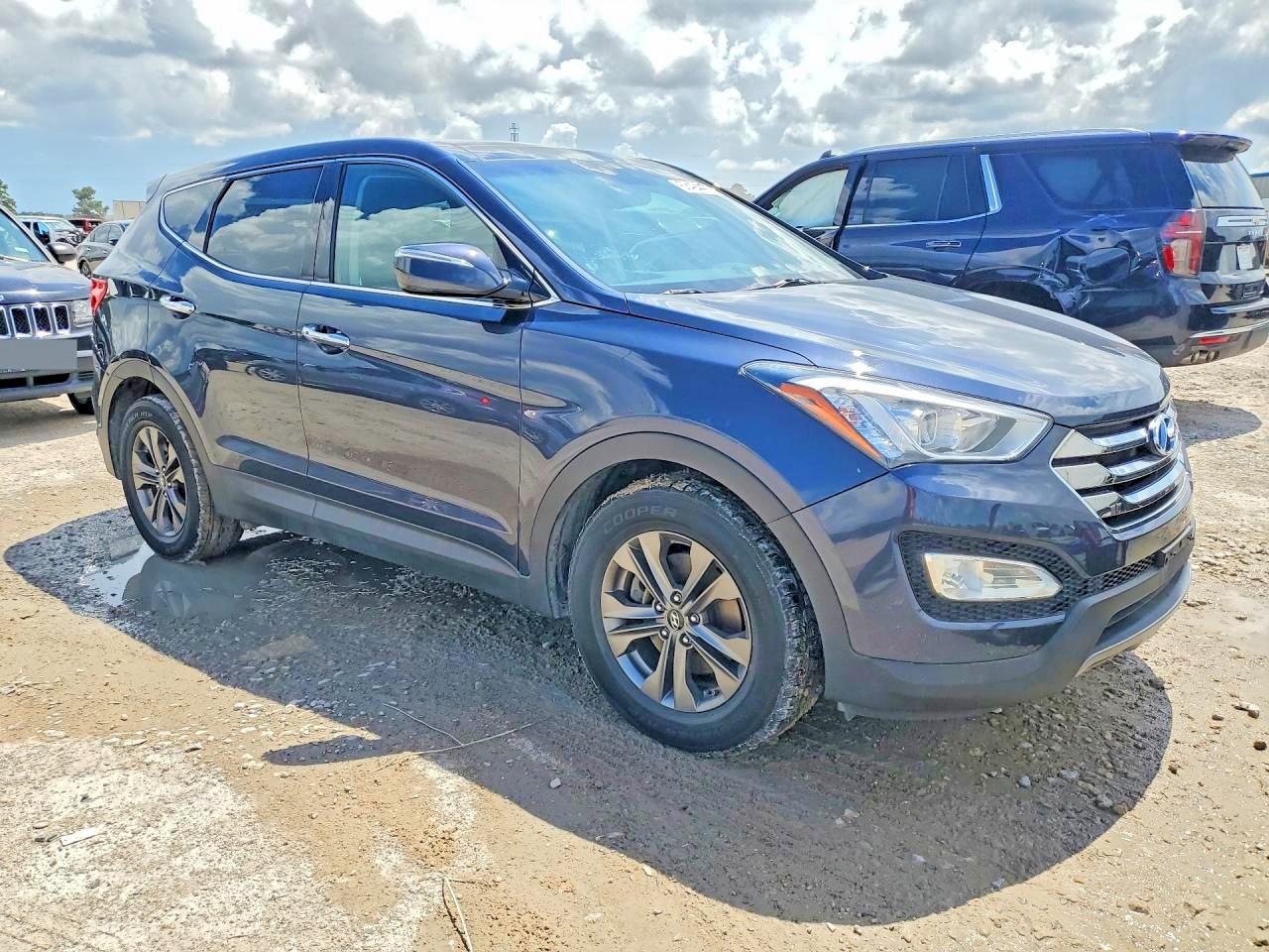 2013 Hyundai Santa Fe Sport 2.4l Blue vin: 5XYZU3LBXDG007130