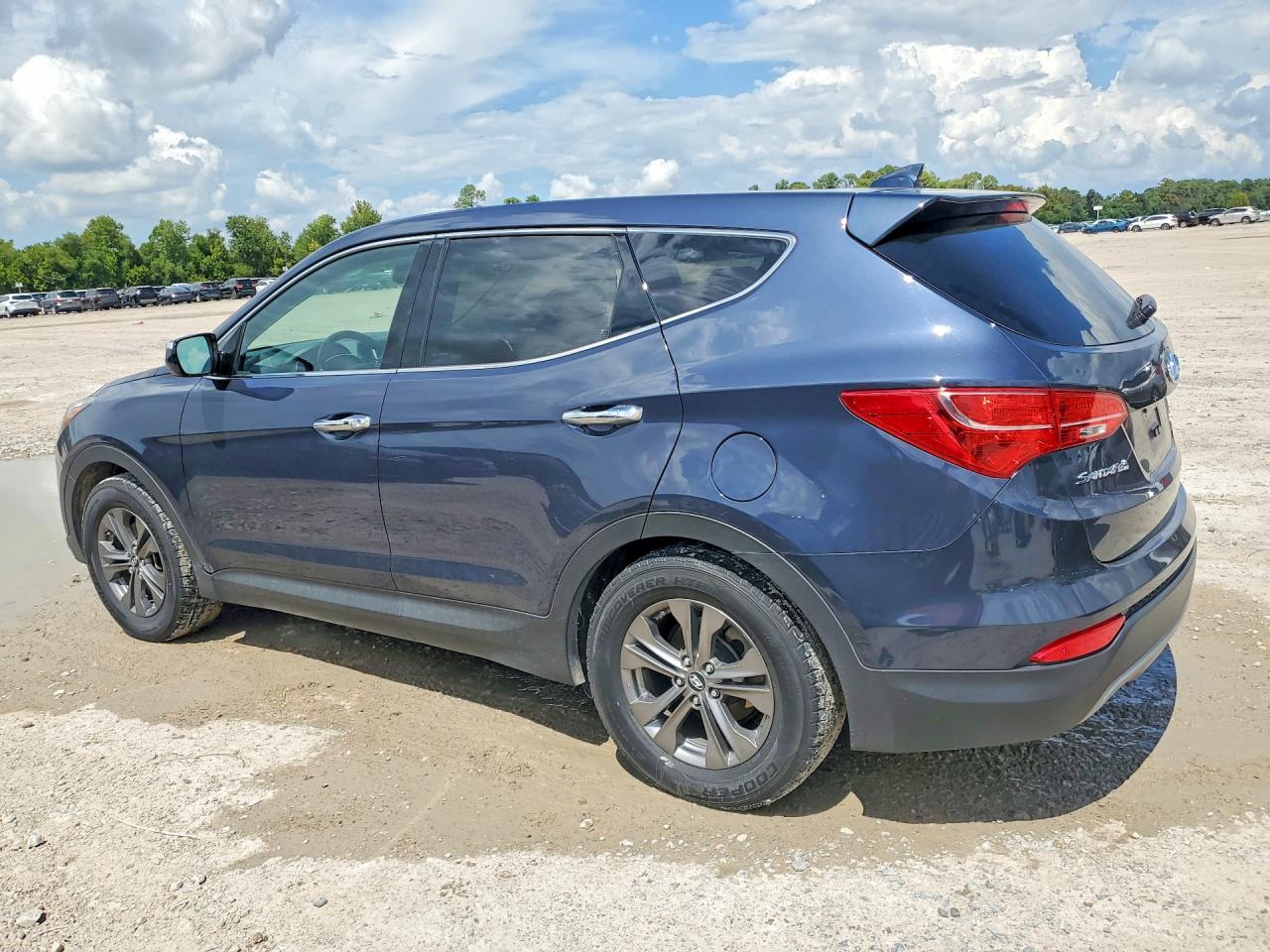 2013 Hyundai Santa Fe Sport 2.4l Blue vin: 5XYZU3LBXDG007130