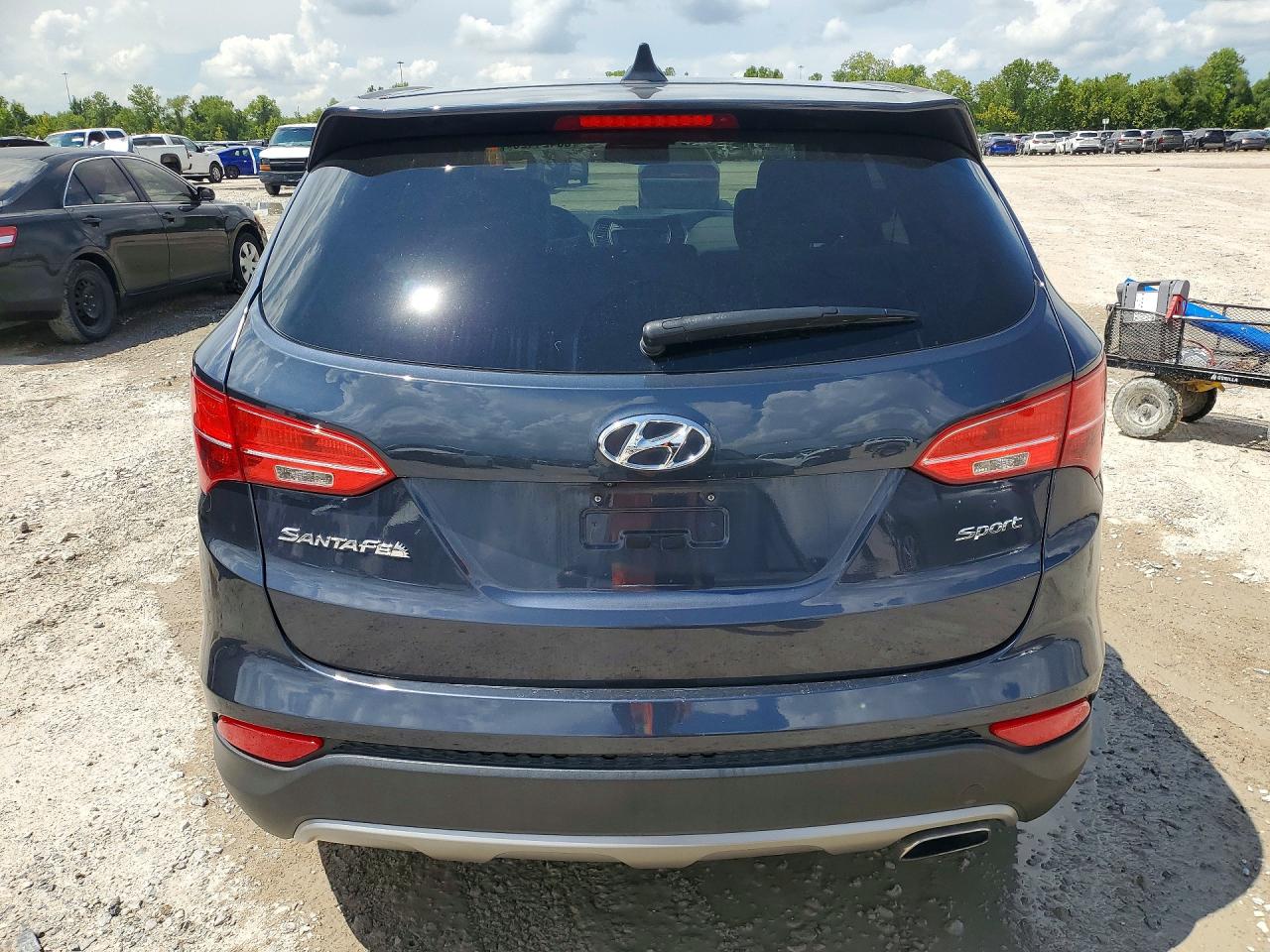 2013 Hyundai Santa Fe Sport 2.4l Blue vin: 5XYZU3LBXDG007130