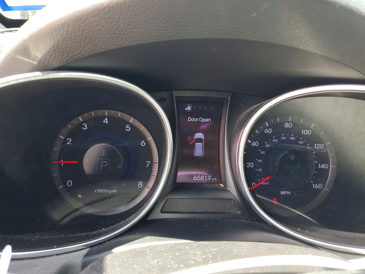 2013 Hyundai Santa Fe Sport 2.4l Blue vin: 5XYZU3LBXDG007130
