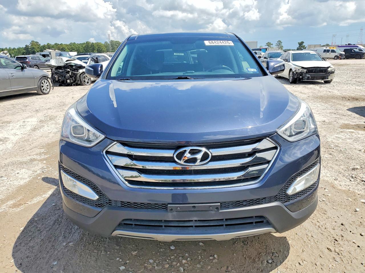 2013 Hyundai Santa Fe Sport 2.4l Blue vin: 5XYZU3LBXDG007130
